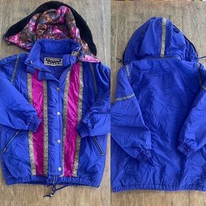 Vintage 80's Ossi Ski Jacket Winter Coat Ladies Medium